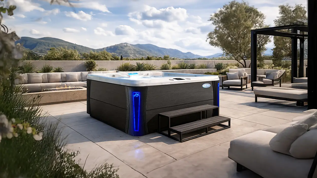 Cal Spas hot tub being used in a family setting