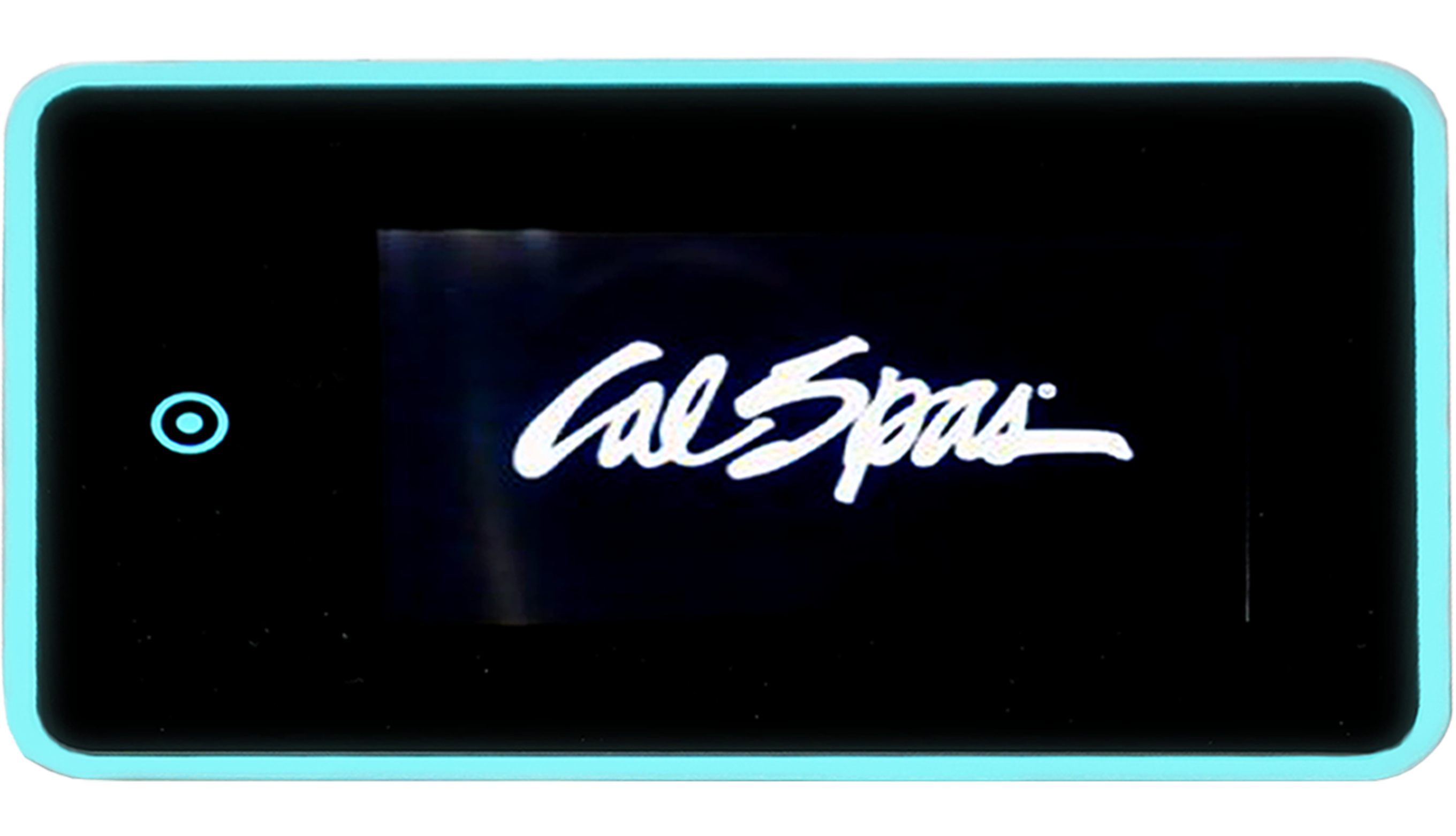 photograph of Cal Spas touch control display