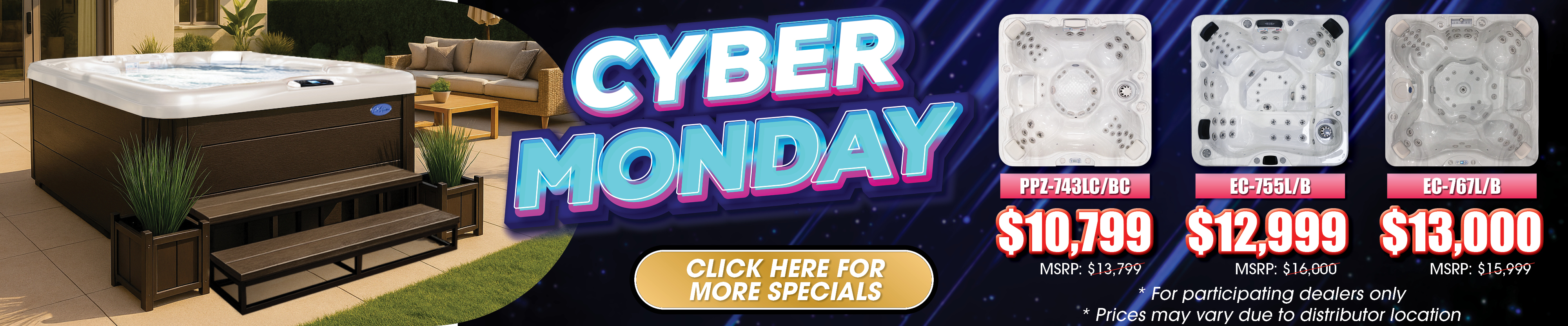 Calspas hot tub being used in a family setting - Boise