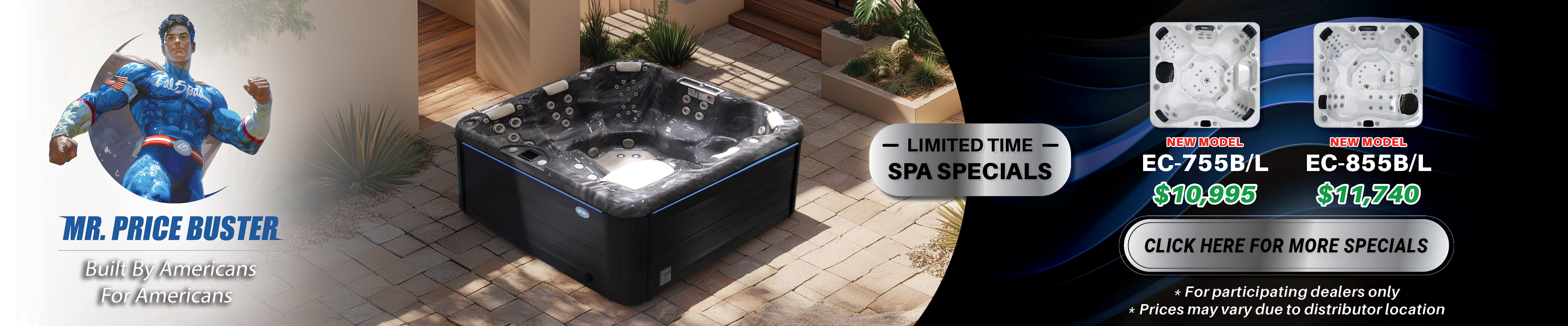 Calspas hot tub being used in a family setting - Boise